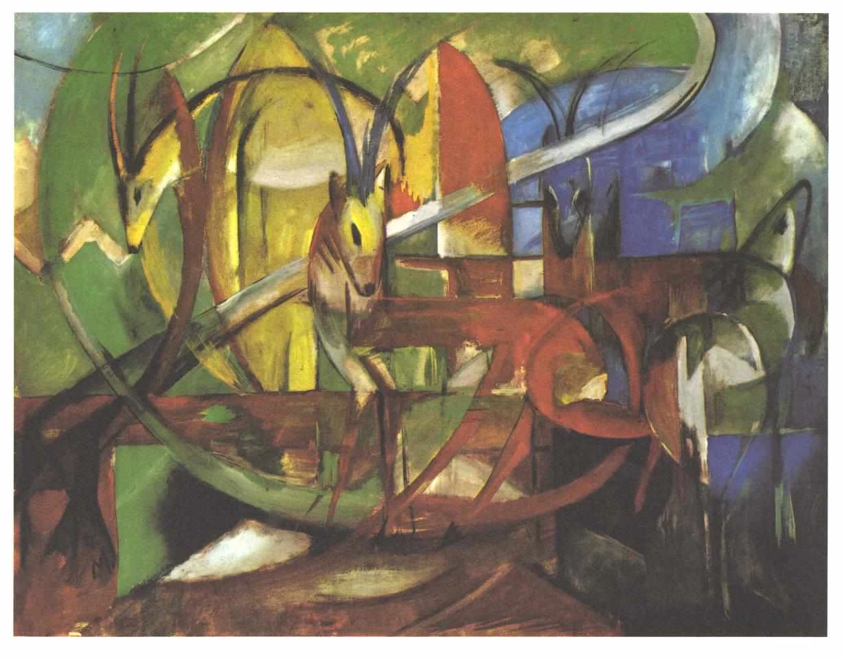 Gazzelle - Museo Franz Marc, Kochel am See